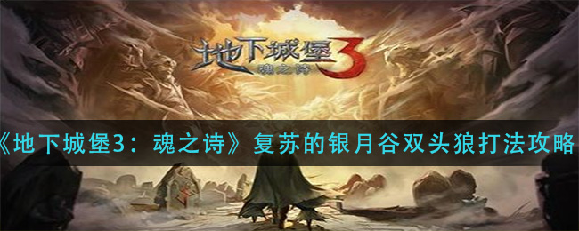 地下城堡3怎么打银月谷双头狼