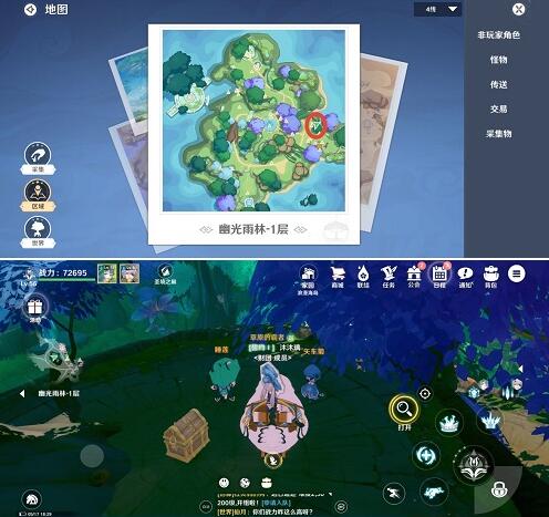 圣境之塔幽光雨林宝箱怎么找