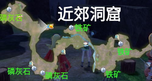 玛娜希斯回响近郊洞窟采集点位置一览