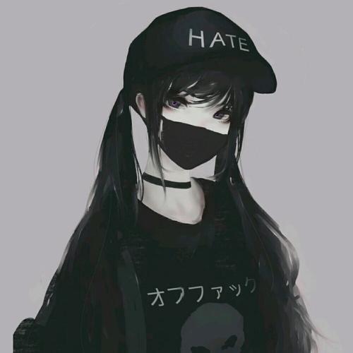 女生口罩头像卡通