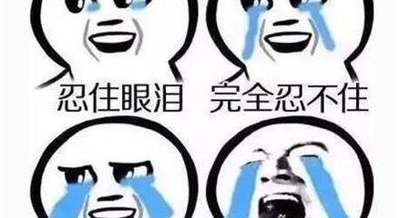 我哭了我装的表情包