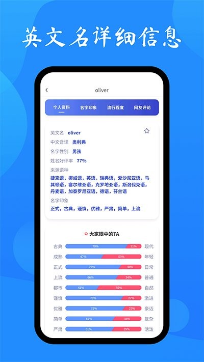 英文名起名取名助手app下载v2.1.1 安卓版