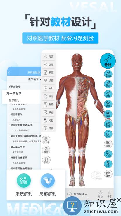 维萨里3d解剖app下载v6.2.0 安卓最新免费版