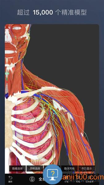 维萨里3D解剖免费版 v6.2.0 安卓版