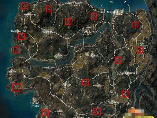 PUBG神秘钥匙密室分布位置一览