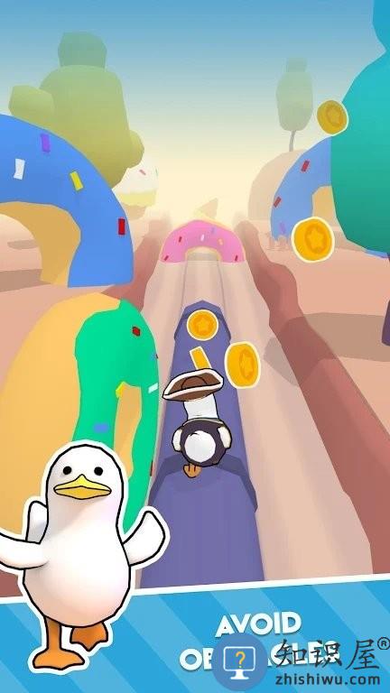 鸭子跑酷中文版(duck on the run)下载v1.3.5 安卓内置菜单版