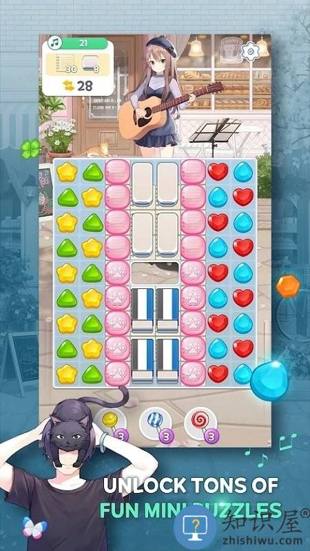 吉他女郎3游戏(GuitarGirl Match3)下载v1.2.11 安卓版