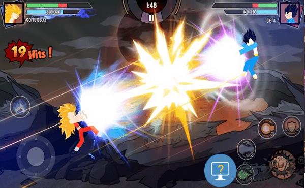 火柴人战士暗影龙珠格斗游戏下载v2.0.0 安卓版