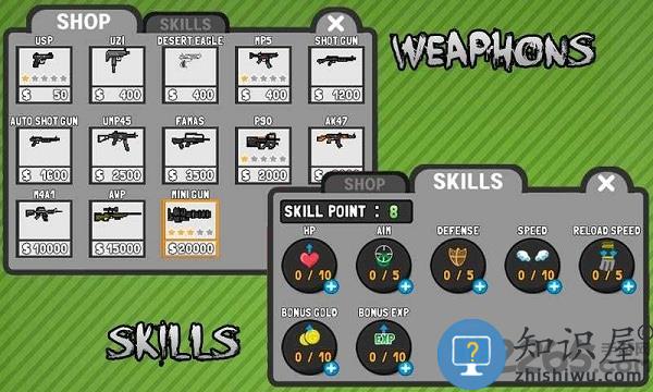 火柴人与枪中文破解版下载v2.1.12 安卓无限金币钻石版