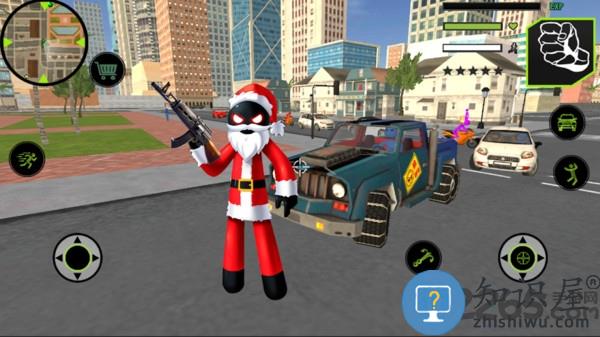 圣诞老人火柴人绳索英雄最新版下载v1.4 安卓版