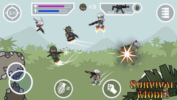 涂鸦军团2迷你民兵中文破解版下载v5.5.3 安卓版